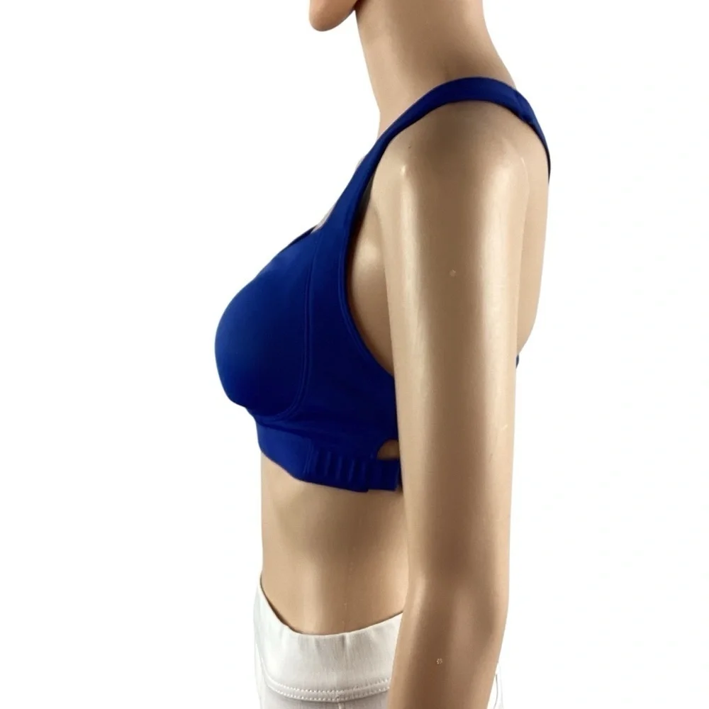 FP Movement Make a Move Bra Ocean Blue Size Small Crisscross Back Sports Bra